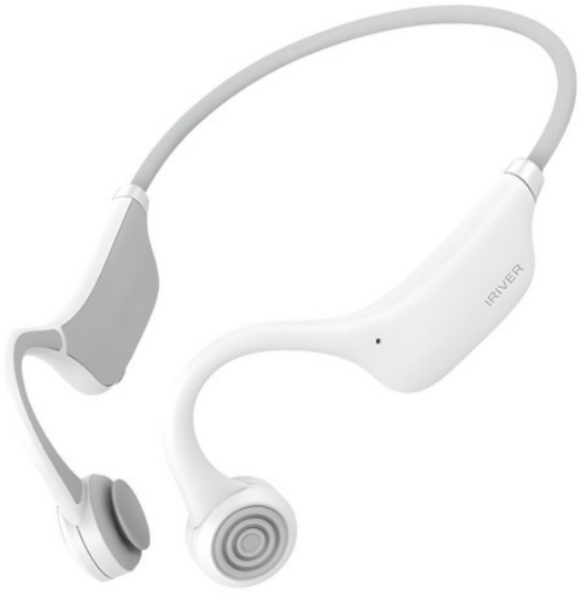 아이리버 멀티페어링 골전도 초경량 무선 블루투스 이어폰, IBC-B30, 화이트