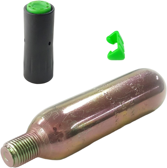자동팽창식 구명조끼 가스 CO2실린더(18g 21g 27g 33g) 카트리지 안전핀 교체 소모품세트 UML MK5용, 27g+카트리지+안전핀