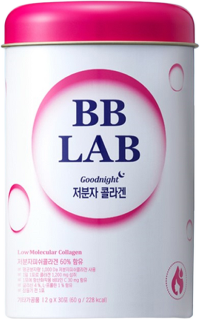 BB LAB 科研 晚安低分子膠原蛋白粉禮盒組, 60回, 2組