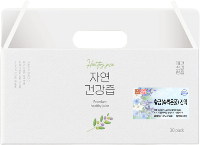 국산 약초 황금 속썩은풀 즙 차 건강즙 진액 엑기스 액기스 100ml 30개입, 1개