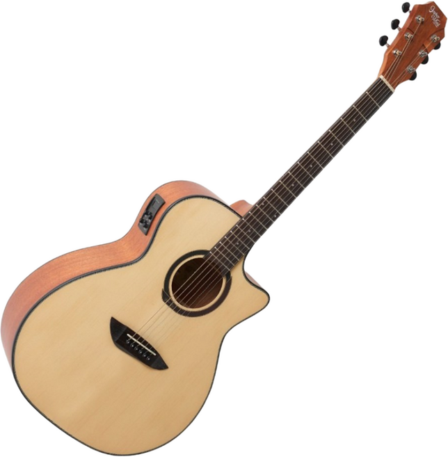 [구성품 14종] 고퍼우드 G130CE 픽업 입문용 GA바디 기타, 단품, 1개