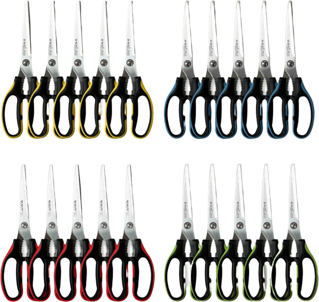 오모리 투칼라 양손가위 4색 (20개) 벌크, 20개