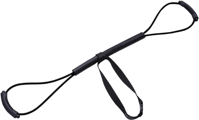 FIVING 복싱 라텍스 밴드 권투 웨이트 트레이닝 탄성 저항 밴드, 블랙 (35lb)