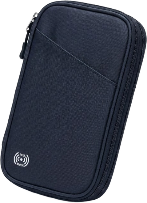 해킹방지 여권 크로스백 RFID 차단 여행 목걸이 파우치 여권지갑 카드 보딩패스 수납