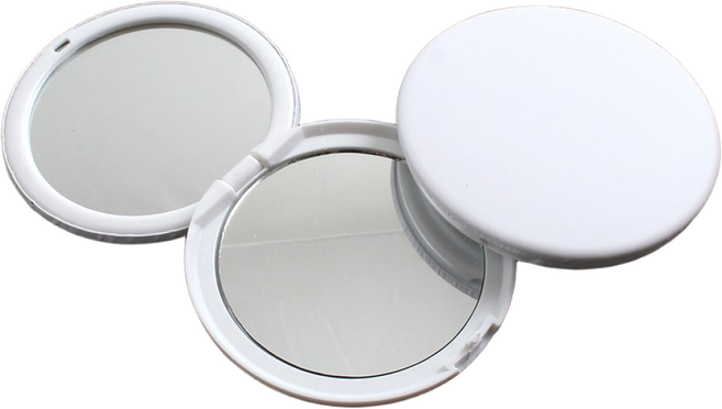 [아이디몬] 그리기 손거울 단면 양면 원형 휴대용 거울 만들기 꾸미기, 1개