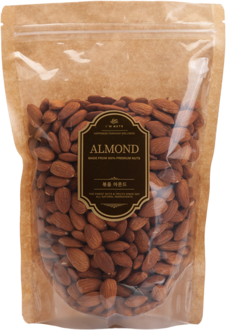 [아이엠넛츠] 실속형 캘리포니아 아몬드 (미국산), 620g, 1개
