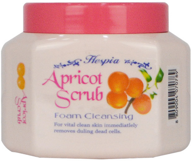 헤스피아 살구 스크럽 폼 클렌징 550ml, 1개