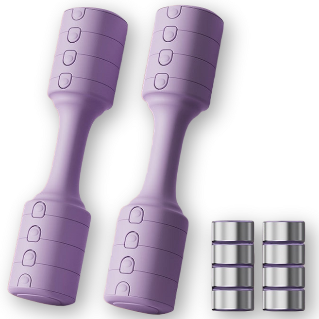 이글웨이 무게조절아령 세트(1-2.5KG조절가능) 퍼플, 2개, 2.5kg