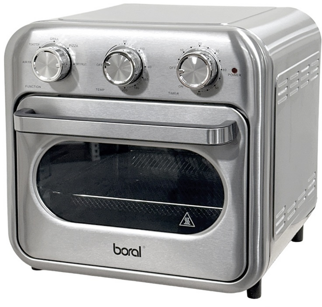 [리퍼상품] 보랄 스텐 에어프라이어 오븐 25L BR-AF240M 대용량, 실버