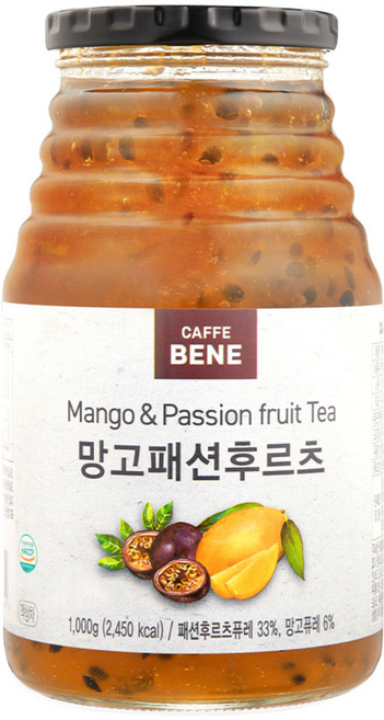 카페베네 망고패션후르츠 과일차, 1kg, 1개, 1개입