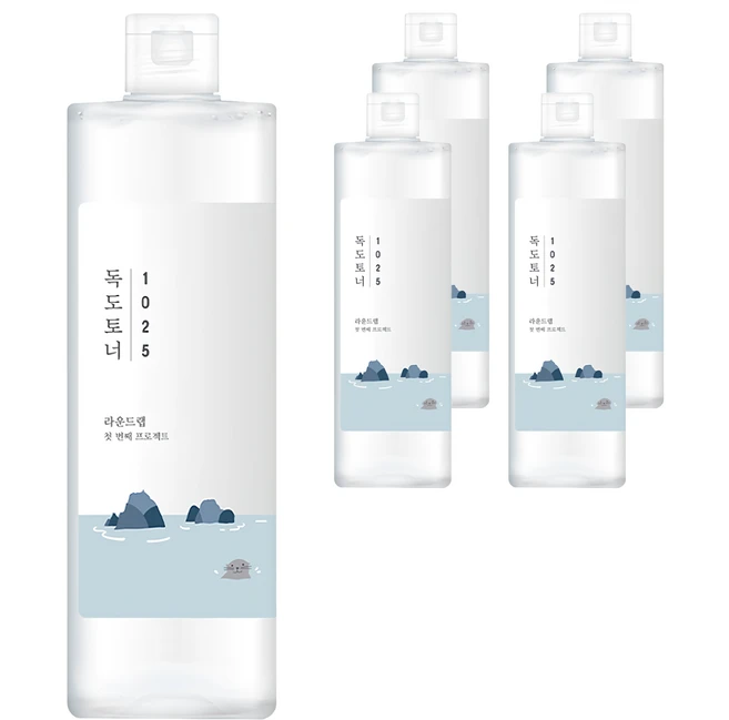 라운드랩 독도 토너, 500ml, 5개 - 쿠팡
