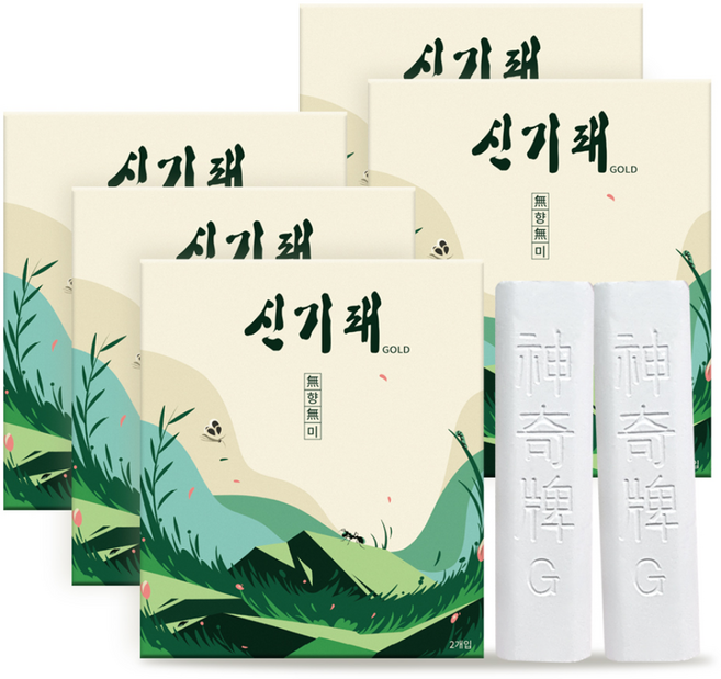 신기패 골드 분필형 해충약, 14g, 5개