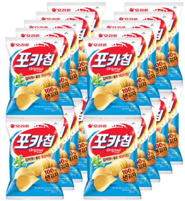 오리온 MINI 포카칩 오리지널 30g 20개