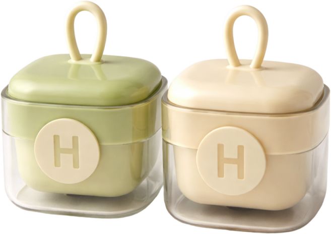 1+1 리브스탠다드 휴대용 미니 물세척 반영구 돌돌이, 1세트