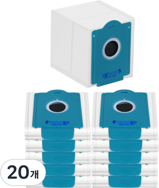 대한우리필터 삼성 제트 VCA-ADB90 청소기 호환 먼지봉투 10매 청정스테이션, 20개, 1개