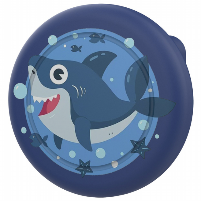 리바앤코 애플 에어태그1/2 실리콘 케이스, 1개, 아기상어