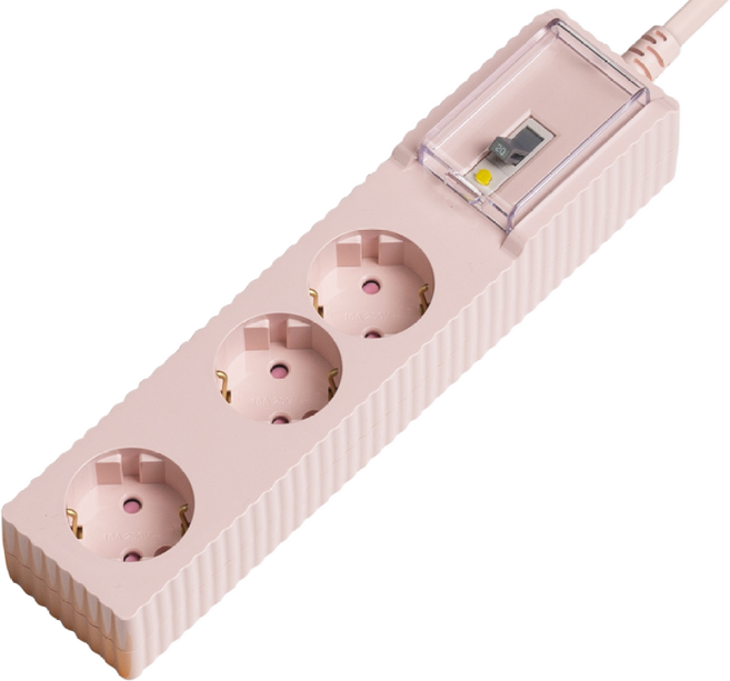 파워존 웨이브 고용량 멀티탭3구 누전차단 50cm 1.5m 3m 5m 7m 에어컨 냉풍기, 1개