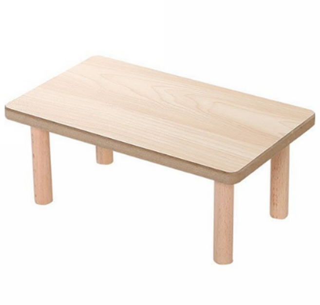 슈슈펫 햄스터 나무데크 원목 평상 받침대, 1개, 소형 S 사이즈