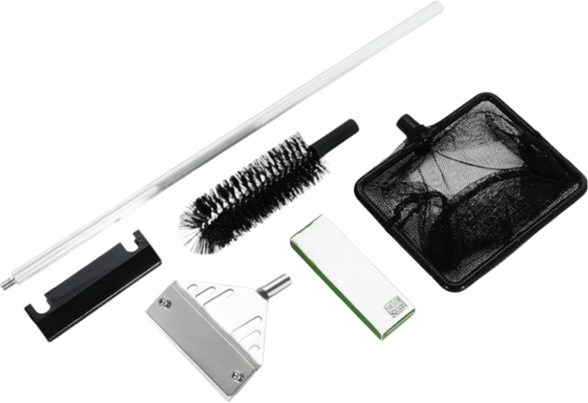 코지아워 교체형 올인원 수족관 어항 스크래퍼, 실버, 1개