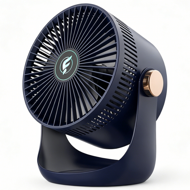 Z1 8寸循環扇 可掛壁桌面扇 冷暖立扇 插電靜音風扇, Z1藍色-【8吋大扇面】, 藍