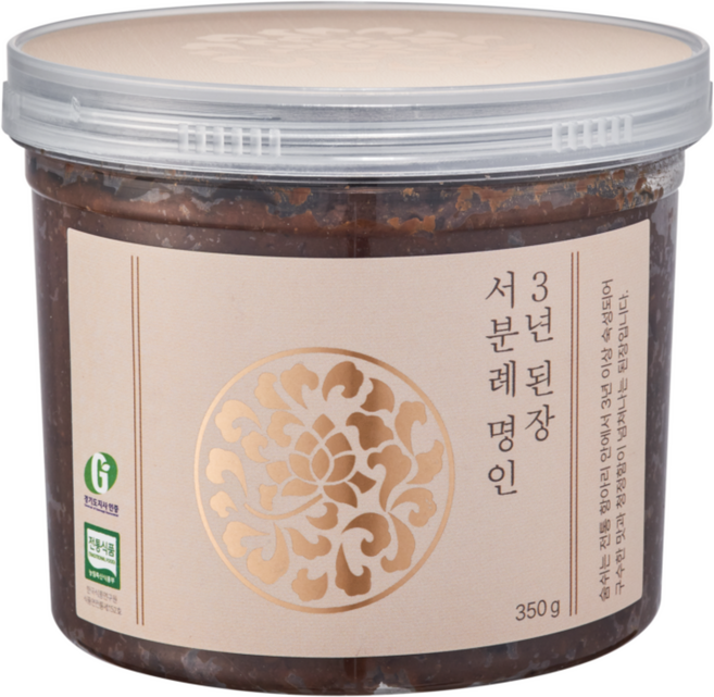 서일농원 서분례 명인 3년 된장 350g/500g, 350g, 1개