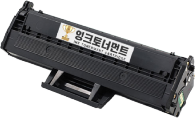 삼성 MLT-D111S SL-M2027 프린터 정품으로 생산 대용량 2000매 잉크(토너), 검정, 1개