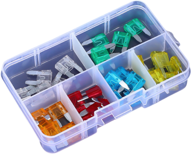 (제이케이) 카 자동차용 휴즈 퓨즈 FUSE 신형 미니 mini fuse 40pcs CAR FUSES, 1개