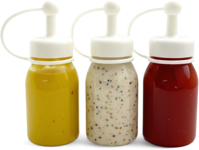 파이브K 초미니 귀여운케찹 소스병, 1세트, 40ml