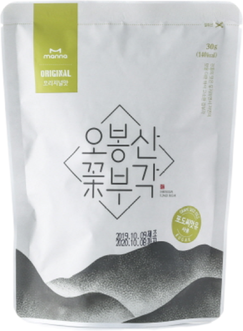 오봉산꽃부각 골라담기(30g x 12봉) 3가지맛, 오리지널맛