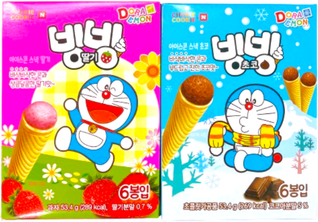 빙빙초코 53.4gX10개+ 빙빙딸기 53.4gX10개, 1개