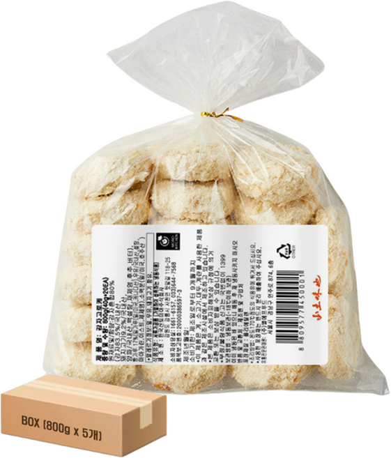 산토미야 수제 감자고로케 40gx100개, 800g, 5개