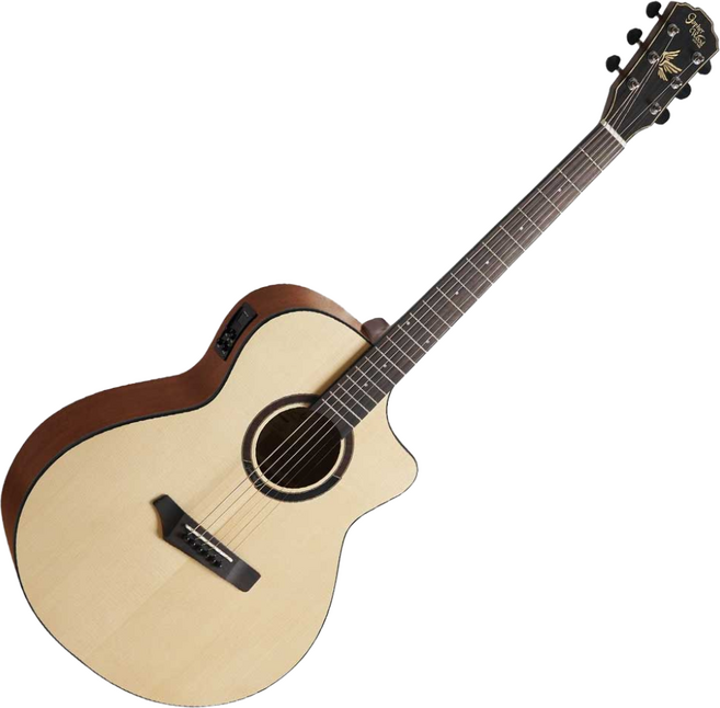 고퍼우드 i160CE Slim 통기타 EQ픽업장착 어쿠스틱 기타 (슬림바디/슬림 넥) /손이 편한 통기타 42mm본너트, 1개