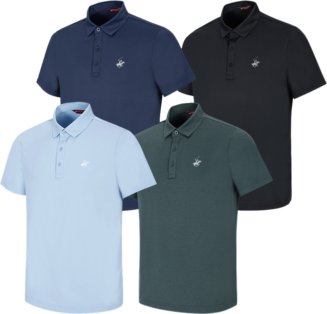 비버리힐즈폴로클럽 기능성 냉감 퀵드라이 골프 남여공용 쿨 반팔 카라티셔츠 CPY9T62