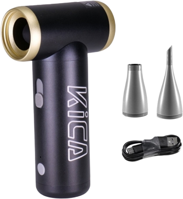 국내 정품 AS 카이카 KICA 무선 에어건 제트팬2 KC2 키카, 1개, 블랙(기본구성)