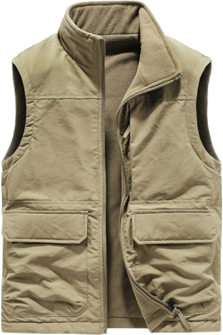 남성 기모 양면 아웃도어 조끼 봄 가을 민소매 자켓 WI219J