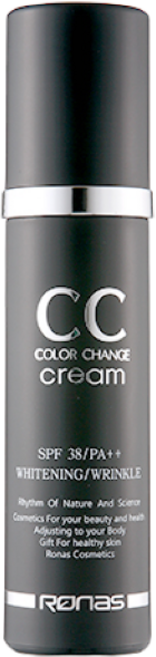 [당일발송] 로나스 CC 씨씨 컬러 체인지 크림 50ml(SPF38 PA+++)+샘플키트증정, 50ml, 1개