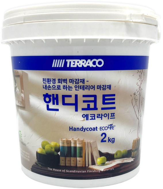 테라코 핸디코트 보수제 2KG (내부용 퍼티), 1개
