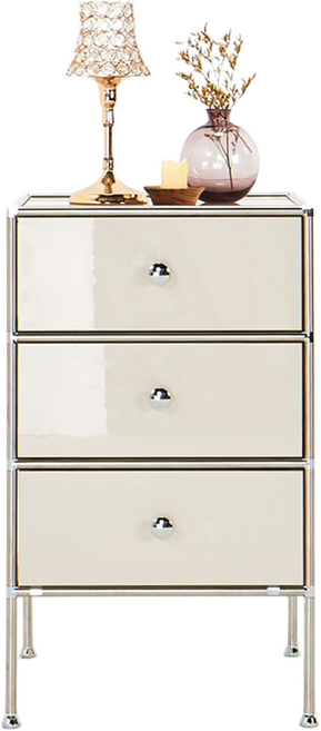 이루다 모듈서랍장 침실 거실 드레스룸 옷방 3단 서랍장, 05. 연그레이