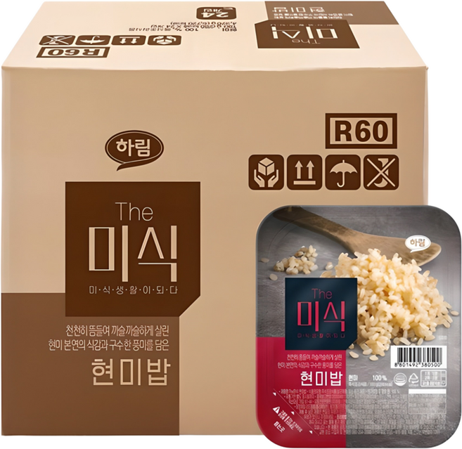 더미식 현미밥, 180g, 24개
