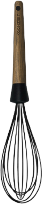 코젤 다이애나 내열 실리콘 주방 조리도구 키친툴, 1개, 블랙월넛, 거품기