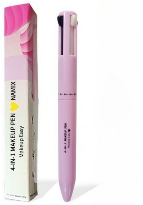 간편한 4 in 1 메이크업 펜, 1개, 핑크