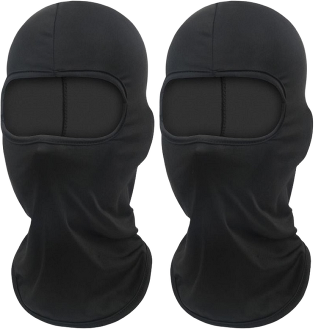 브이씨투 자외선차단 쿨 바라클라바, 블랙+블랙