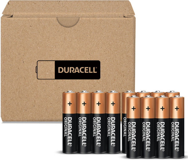 듀라셀 알카라인 보관박스팩 AAA 건전지, 12개입, 1개