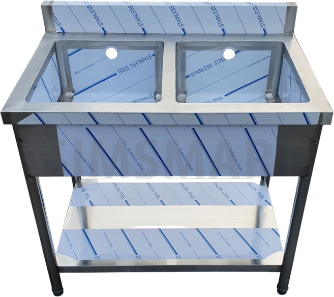 업소용 싱크대 900 2조 올 씽크 배수구 포함