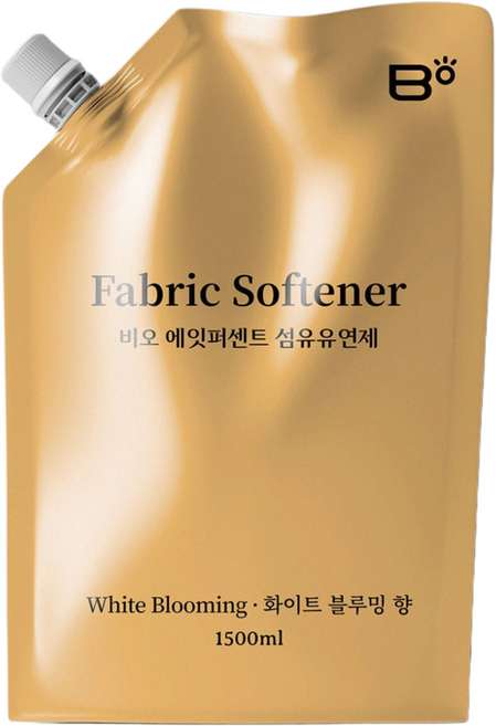 비오 에잇퍼센트 유아 섬유유연제 화이트블루밍향 1.5L, 1개