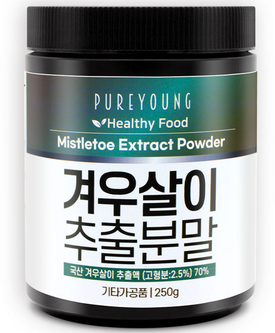 퓨어영 국산 미슬토 겨우살이 추출물분말, 1개, 250g