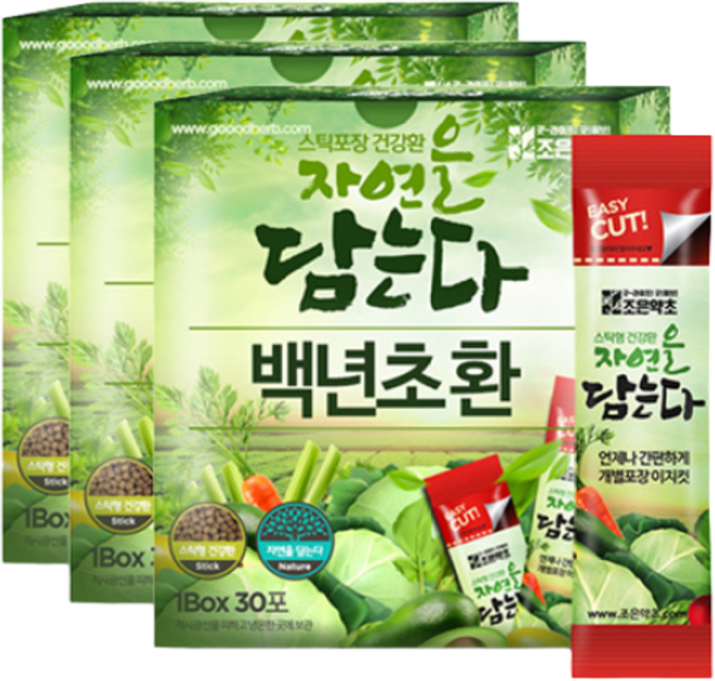 조은약초 백년초환 스틱, 3g, 90개