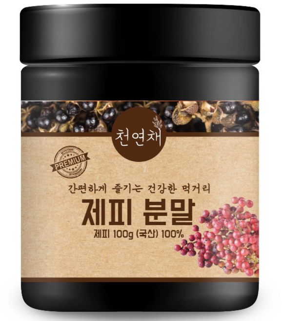천연채 국산100% 제피가루 초피 분말 100g 누린내제거, 1개