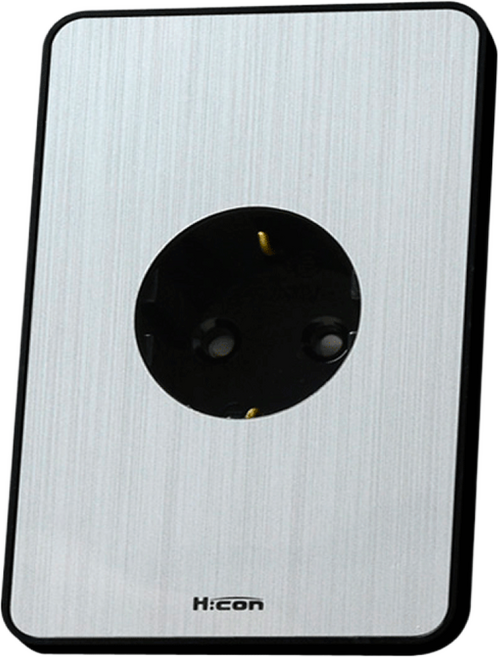 현대 국산 인테리어 매입 1구 콘센트 실버, 5개