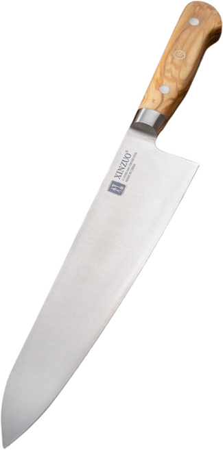 신주오 B9 쉐프 나이프 250mm 장칼 규토 식칼 주방칼 부엌칼 식칼 440C, 1개, 올리브나무